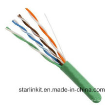 UTP CAT6 Cable de LAN de alta velocidad Apoyo Poe 250MHz Verde